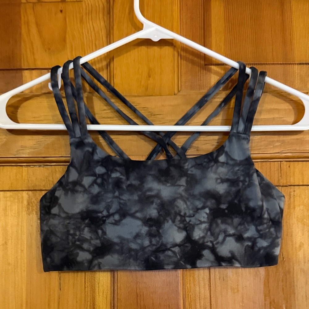 Athleta Crisscross Tie-Dye Sports Bra